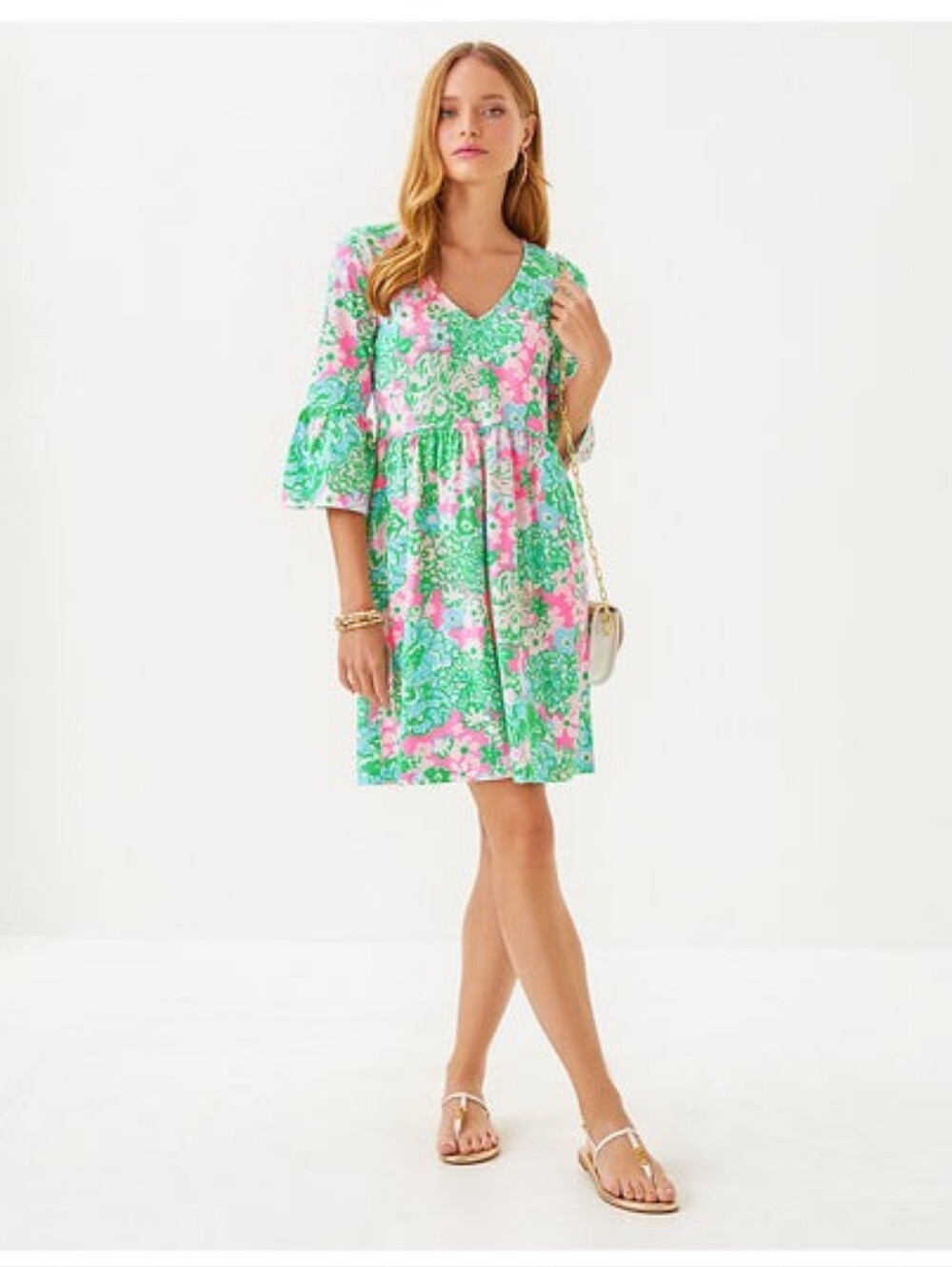 Lilly Pulitzer Jannie  V-neck Dress